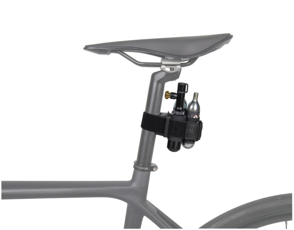 Topeak Tubi Master X Tubeless-Reparaturset - inkl. CO2 Kartusche, Montage mit Klettverschluss