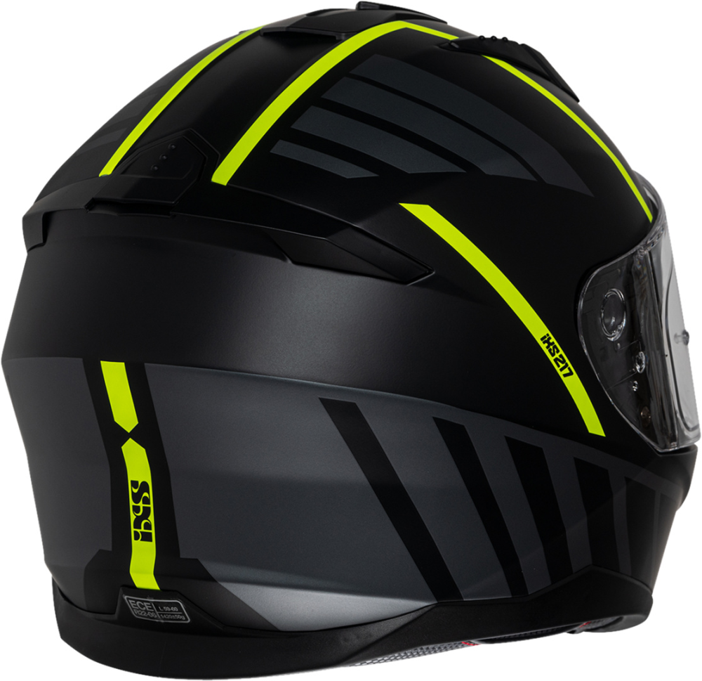 IXS Integralhelm iXS217 2.0 matt schwarz-gelb fluo M