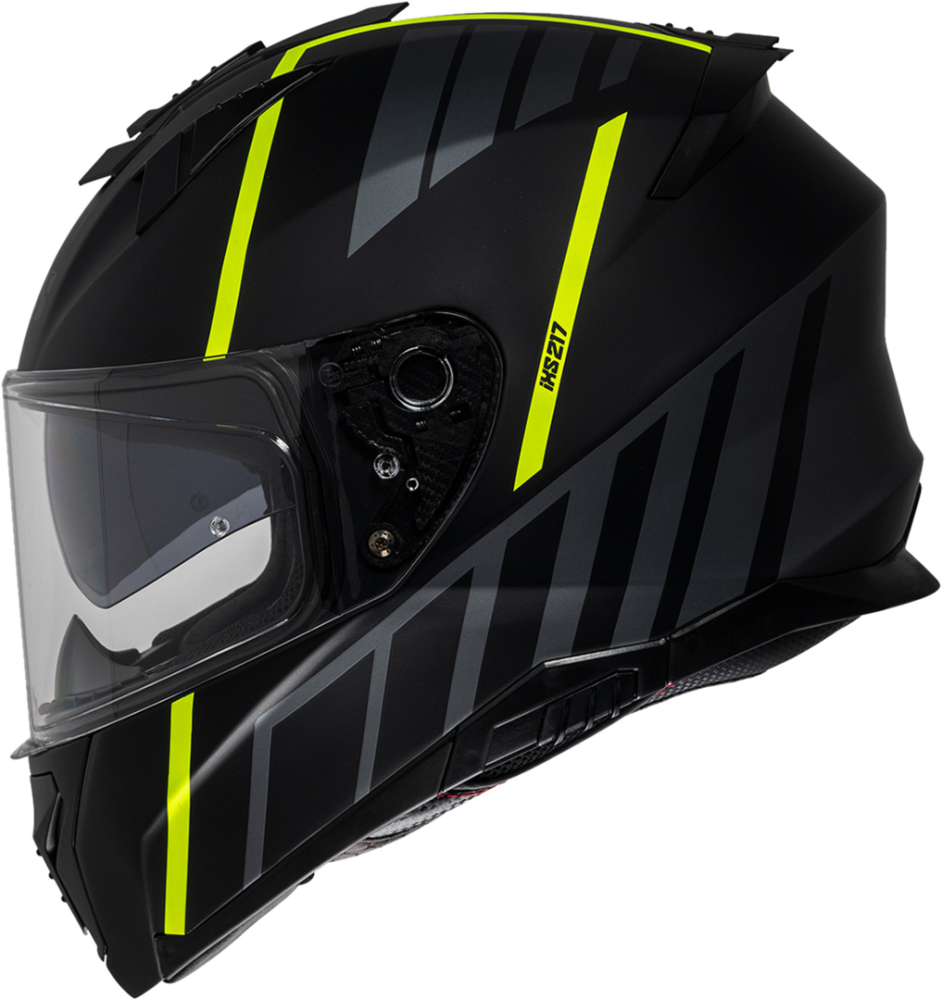 IXS Integralhelm iXS217 2.0 matt schwarz-gelb fluo M