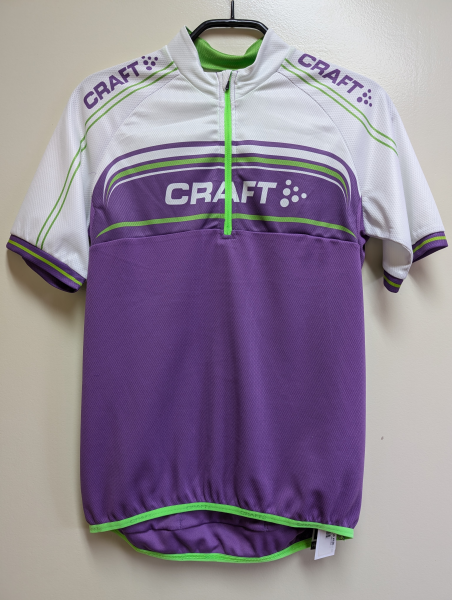 Craft JB Logo Jersey JR violet/white 158/164