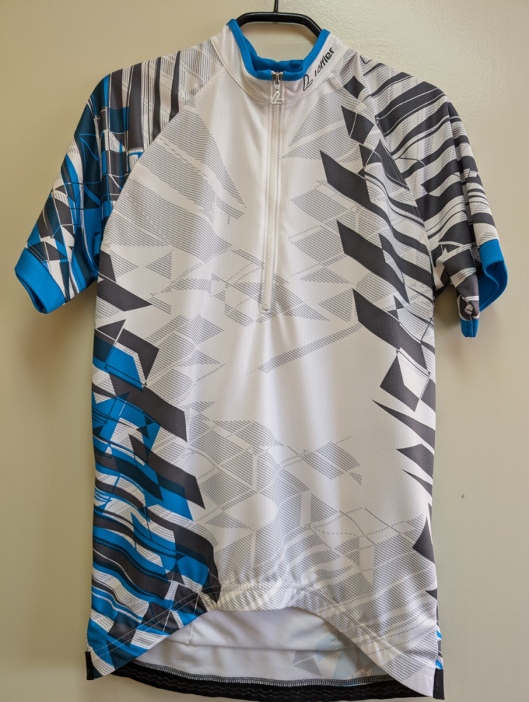 Löffler HR.Bike-Trikot Cross weiss-royal 50/M