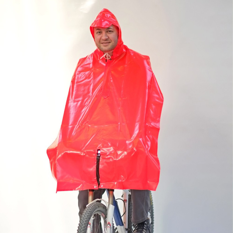 BLACHO-TEX Radfahrer-Regenschutz mit Lampenschlitz 110cm