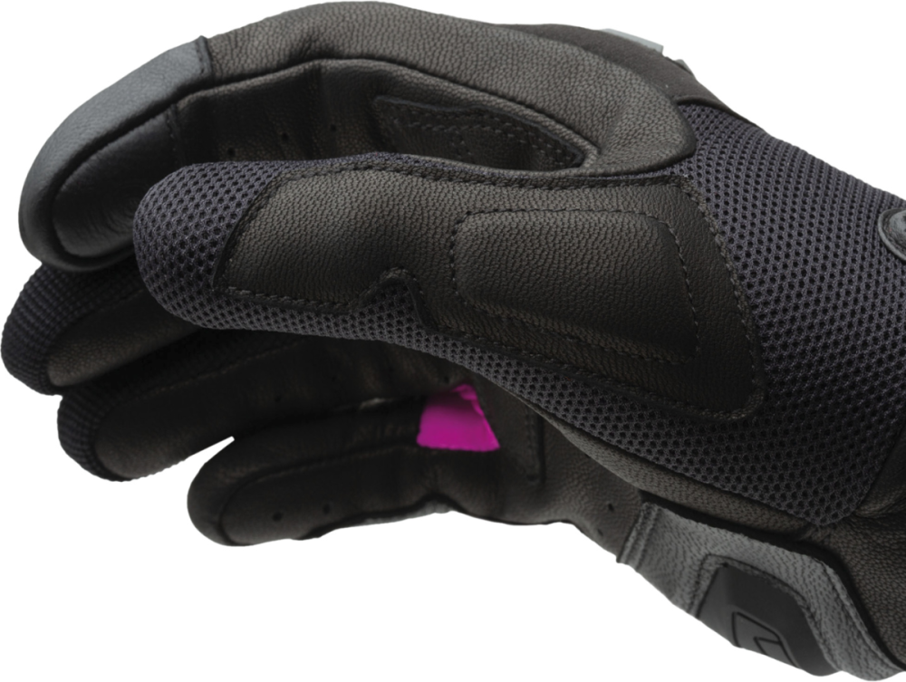 T. UR Damen Handschuh G-Four schwarz-grau-pink M