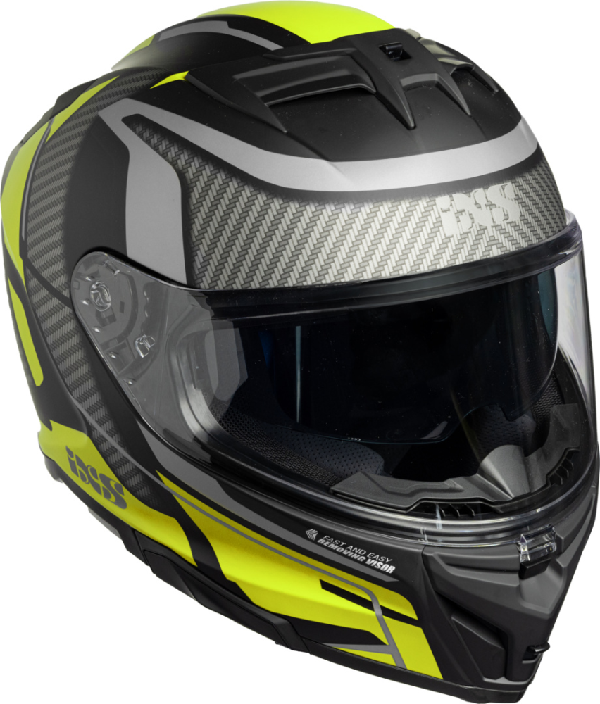 IXS Integralhelm iXS912 SV 2.0 Blade schwarz-fluo gelb M