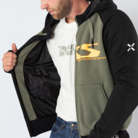 IXS Rapid 1.0 Hoodie oliv-orange M