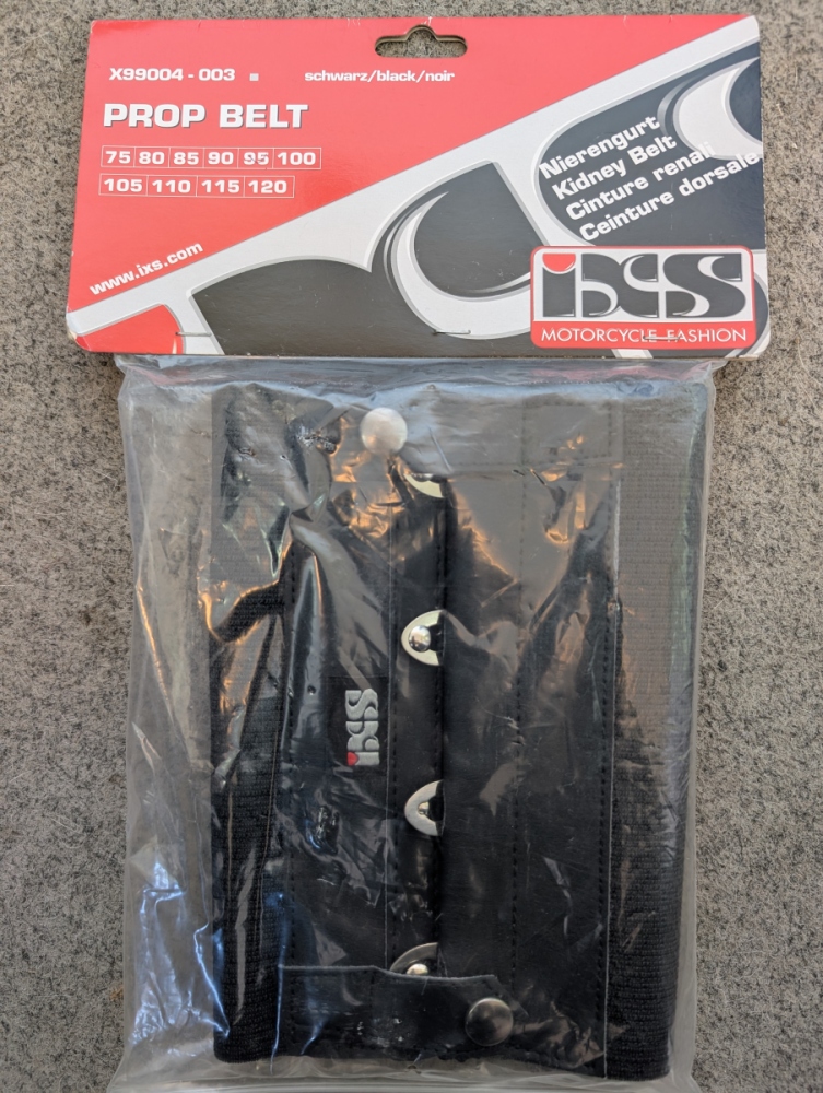 IXS Nierengurt Prop-Belt schwarz