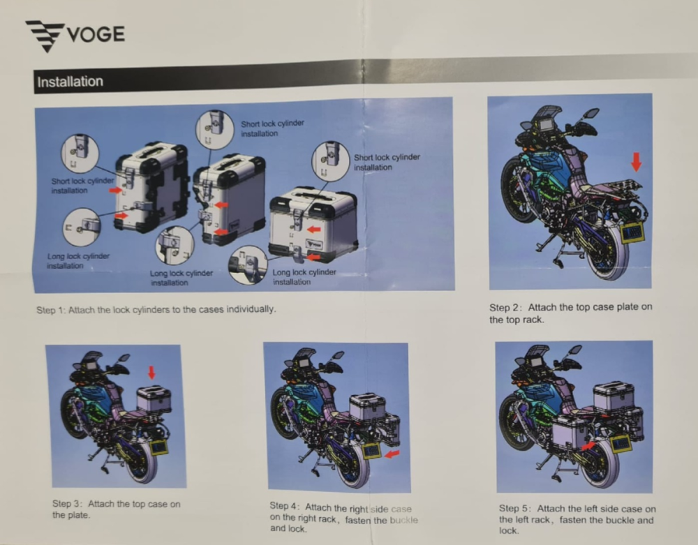 Voge Side & Tail Kits