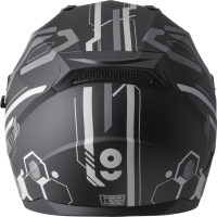 gms Integralhelm Hexago Graphic matt-grau S