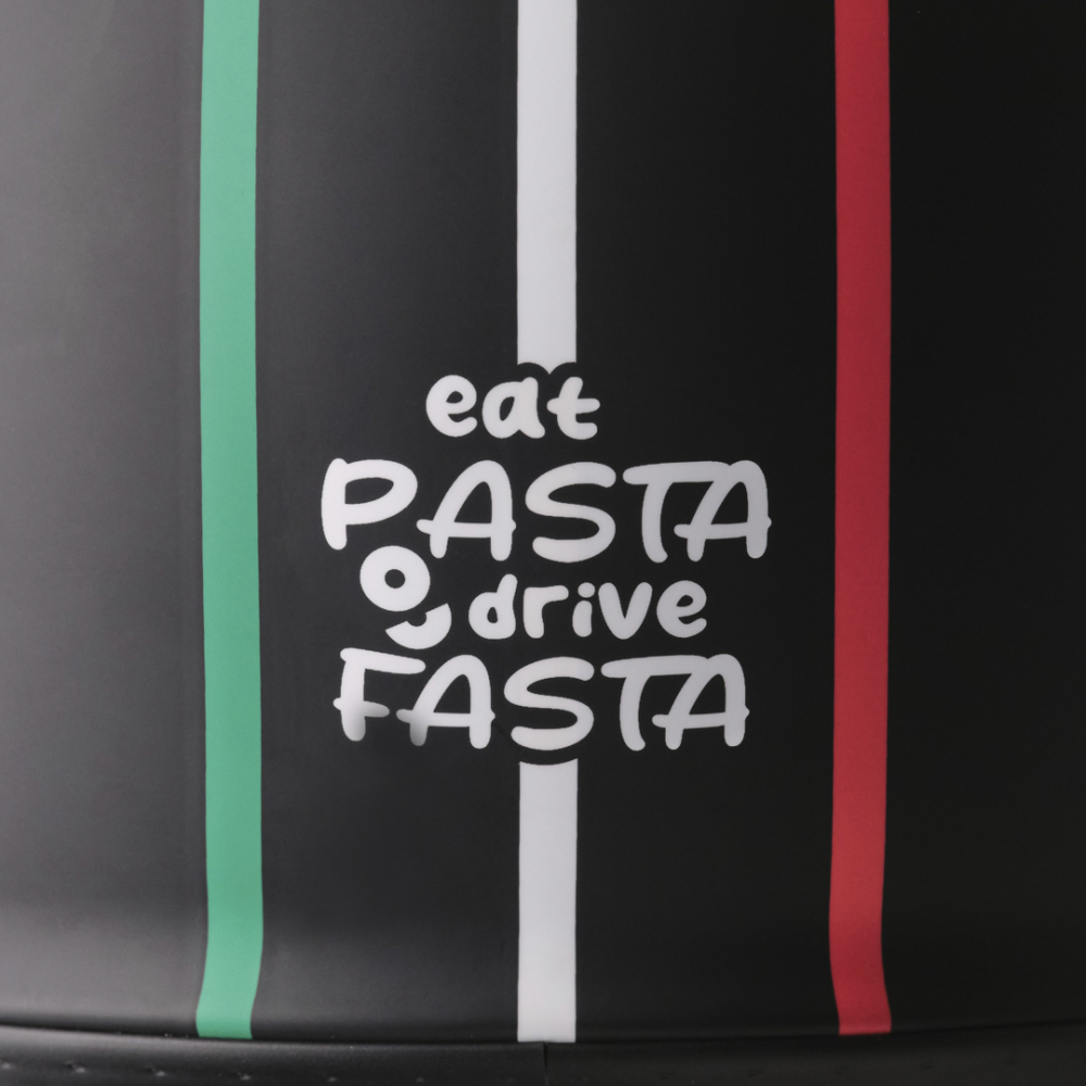 gms Jethelm Ride in Italy schwarz-rot-weiss-grün italy L