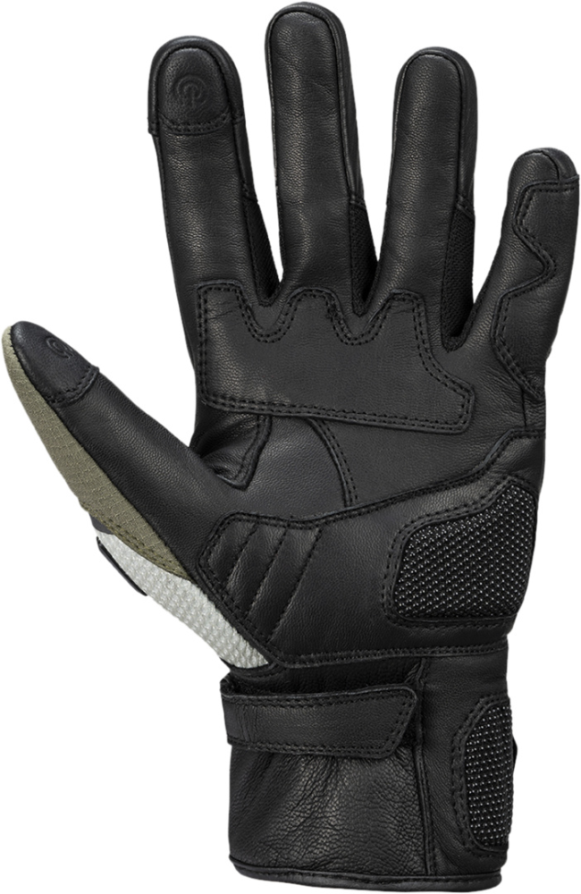 IXS Tour Handschuh Montevideo-Air 2.0 schwarz-oliv-hellgrau L